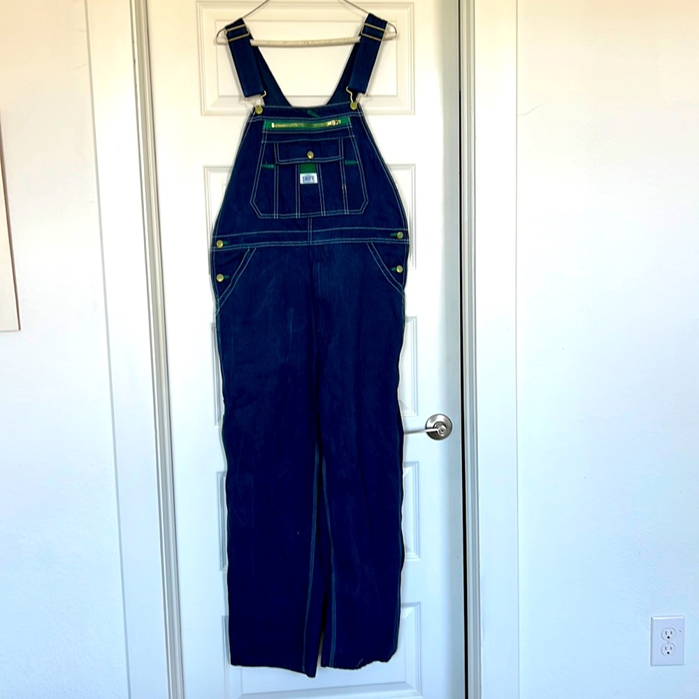 Vintage Boho style Liberty Denim overalls 36x 30